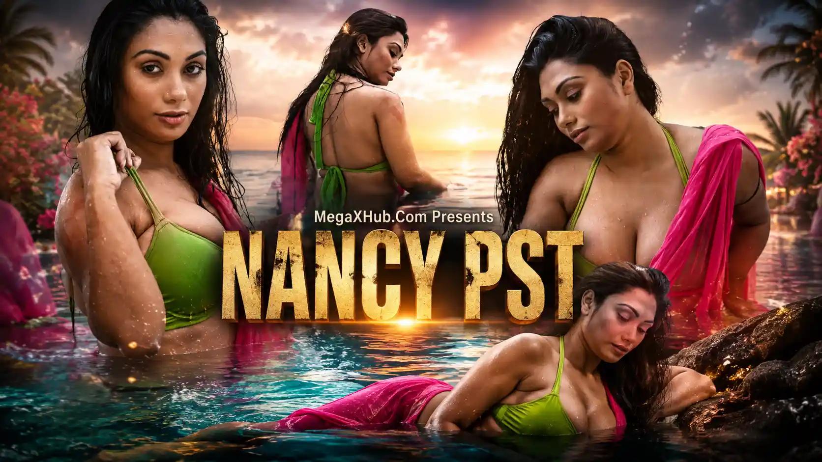 Nancy Pool Side Teasing | Bold & Sexy